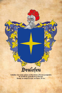 Escudo heráldico del apellido Deulofeu