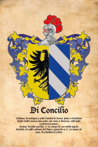 Escudo heráldico del apellido Di Concilio