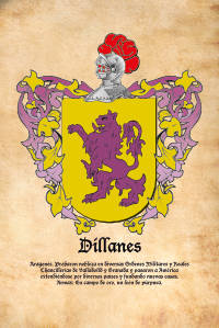 Escudo heráldico del apellido DILLANES