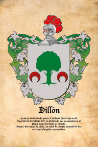 Escudo heráldico del apellido DILLON