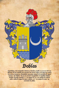 Escudo heráldico del apellido DOBLAS