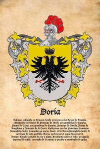 Escudo heráldico del apellido DORIA