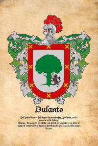 Escudo heráldico del apellido DULANTO