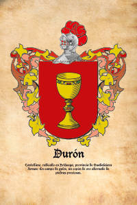 Escudo heráldico del apellido DURON