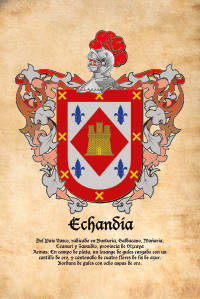 Escudo heráldico del apellido ECHANDIA