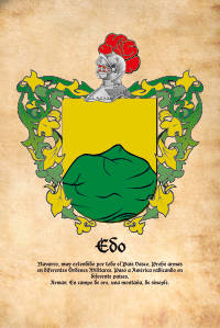 Escudo heráldico del apellido EDO