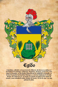 Escudo heráldico del apellido EGIDO