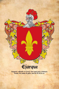 Escudo heráldico del apellido EJARQUE