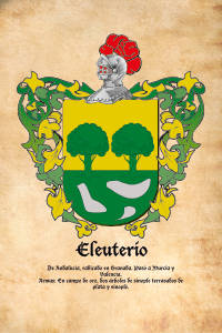 Escudo heráldico del apellido ELEUTERIO