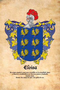 Escudo heráldico del apellido ELOISA