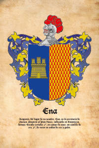 Escudo heráldico del apellido ENA