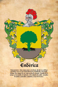 Escudo heráldico del apellido ENDERICA
