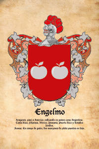 Escudo heráldico del apellido ENGELMO