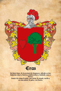 Escudo heráldico del apellido ERAS