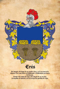 Escudo heráldico del apellido ERES