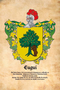 Escudo heráldico del apellido EUGUI