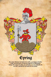Escudo heráldico del apellido EYRING