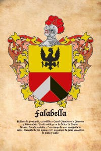 Escudo heráldico del apellido FALABELLA