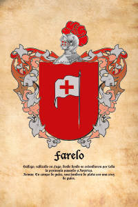 Escudo heráldico del apellido FARELO