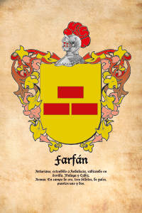 Escudo heráldico del apellido FARFAN