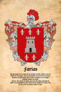 Escudo heráldico del apellido FARIAS