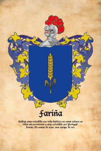 Escudo heráldico del apellido FARIÑA