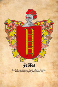 Escudo heráldico del apellido FEBLES