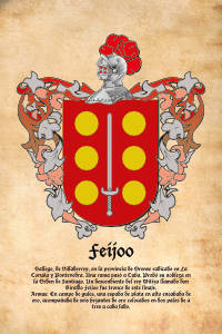 Escudo heráldico del apellido FEIJOO