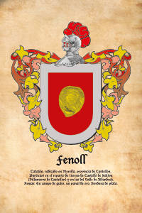 Escudo heráldico del apellido FENOLL
