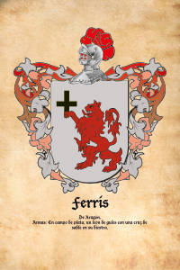Escudo heráldico del apellido FERRIS