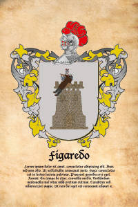 Escudo heráldico del apellido FIGAREDO