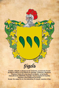 Escudo heráldico del apellido FIGOLS