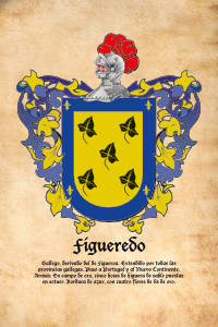 Escudo heráldico del apellido FIGUEREDO
