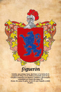 Escudo heráldico del apellido FIGUERON