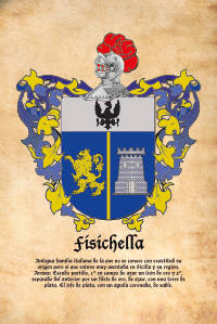 Escudo heráldico del apellido FISICHELLA