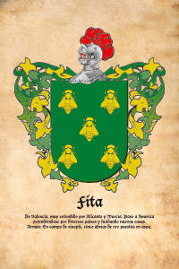 Escudo heráldico del apellido FITA