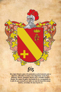 Escudo heráldico del apellido FIZ
