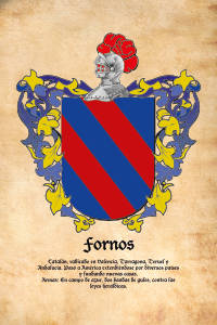 Escudo heráldico del apellido FORNOS