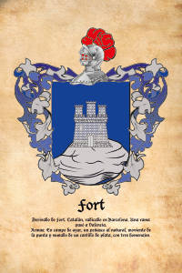 Escudo heráldico del apellido FORT