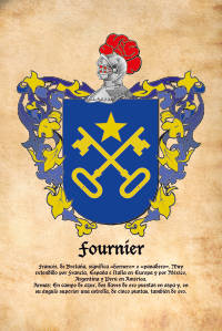 Escudo heráldico del apellido FOURNIER