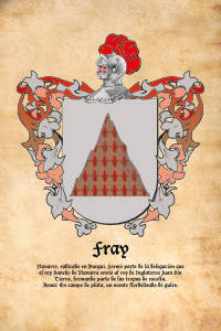 Escudo heráldico del apellido FRAY