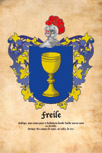 Escudo heráldico del apellido Freile