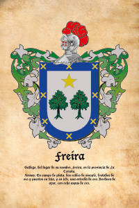 Escudo heráldico del apellido FREIRA