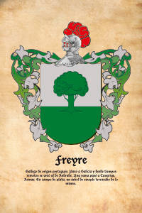 Escudo heráldico del apellido FREYRE