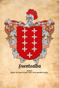 Escudo heráldico del apellido FUENTEALBA