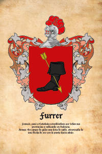 Escudo heráldico del apellido FURRER