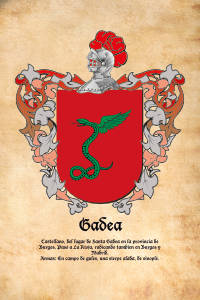 Escudo heráldico del apellido GADEA