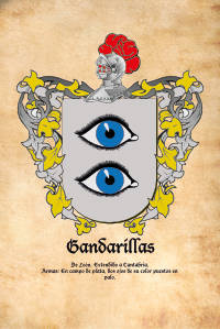 Escudo heráldico del apellido GANDARILLAS