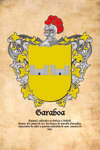 Escudo heráldico del apellido GARABOA
