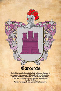 Escudo heráldico del apellido GARCERAN